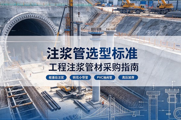 鹤岗注浆管选型标准