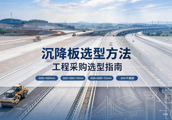鹤岗沉降板选择方法